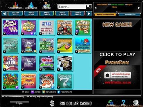 casino luck|big dollar casino lobby.